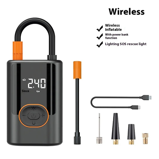 Portable Tire Inflator – Electric Air Pump with LED Display