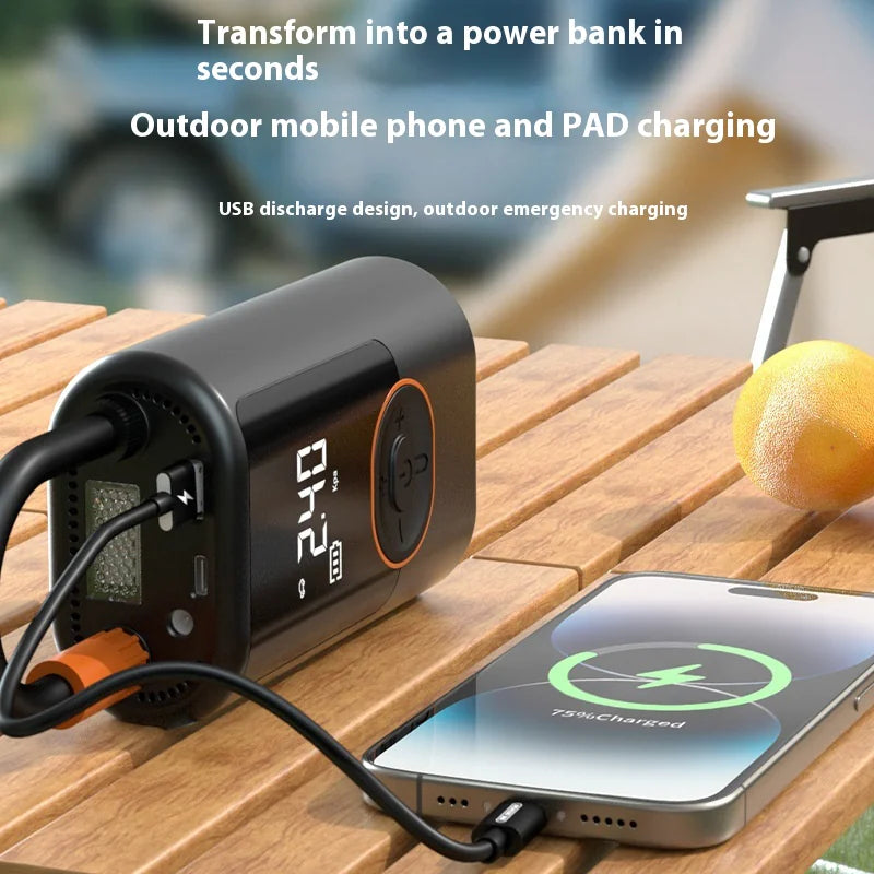 Portable Tire Inflator – Electric Air Pump with LED Display