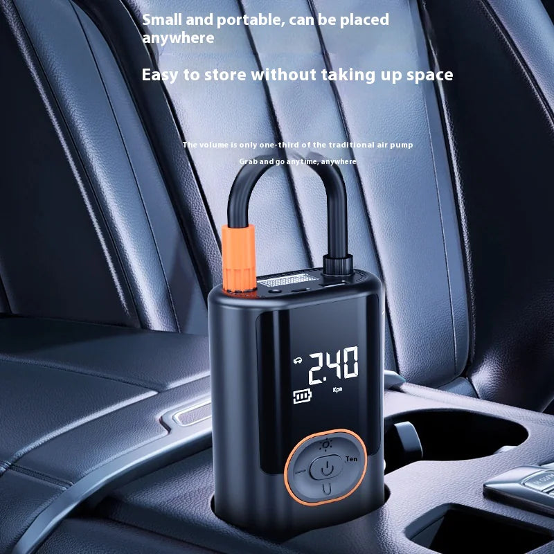 Portable Tire Inflator – Electric Air Pump with LED Display