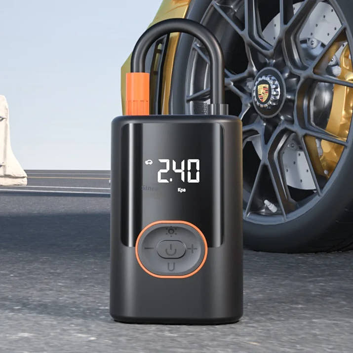 Portable Tire Inflator – Electric Air Pump with LED Display